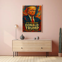 Donald Trump Vanguard of Leadership Poster