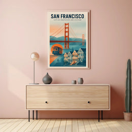 San Francisco  City of Innovation and Culture Poster PosterGoat