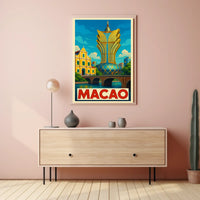 Macao Architectural Marvel Poster