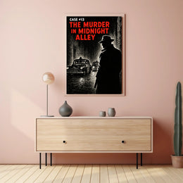 Case #13 The Murder in Midnight Alley Poster PosterGoat