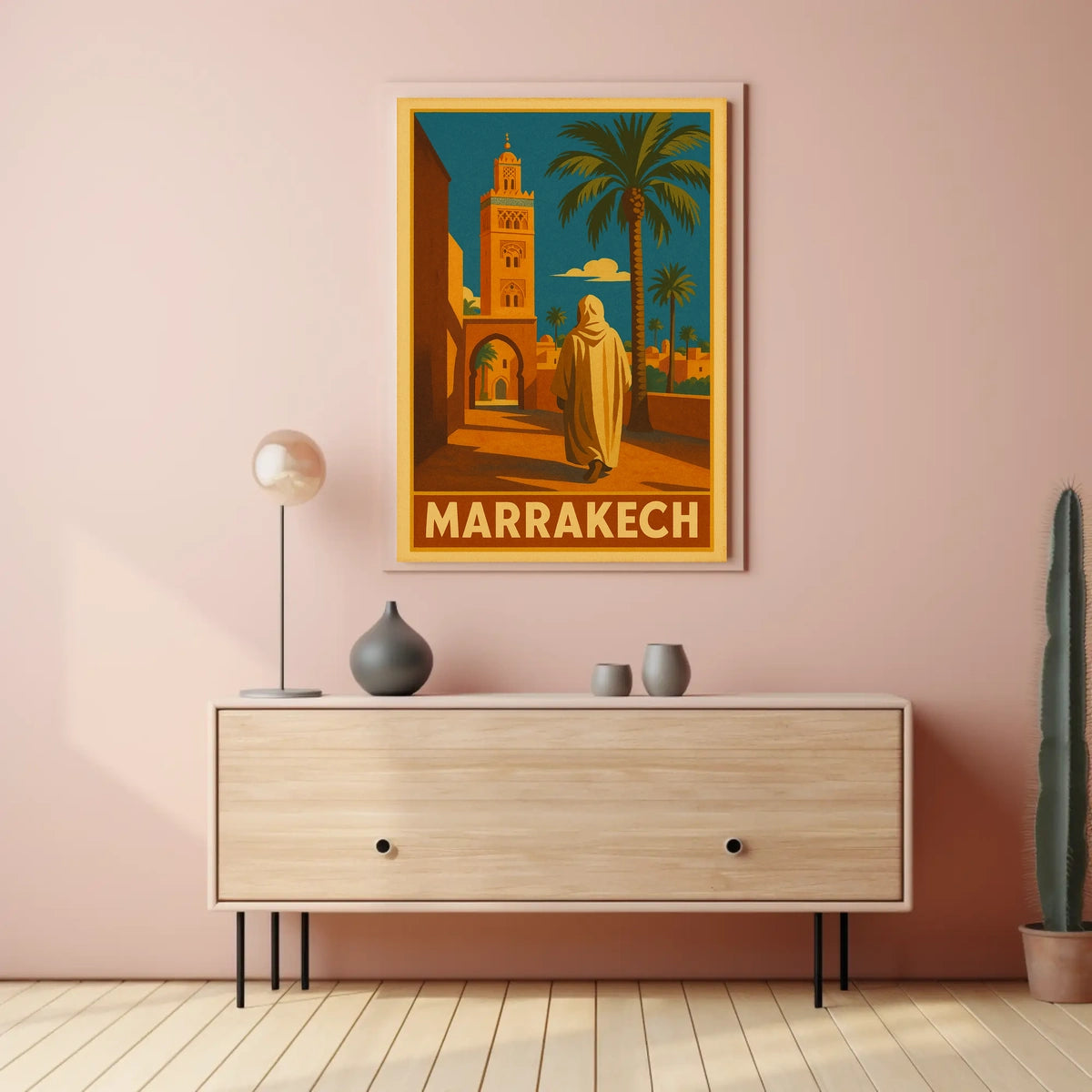 Marrakech Travel Poster