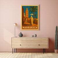Marrakech Travel Poster