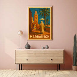 Marrakech Travel Poster