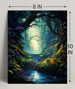 Enchanted Forest Pathway Poster