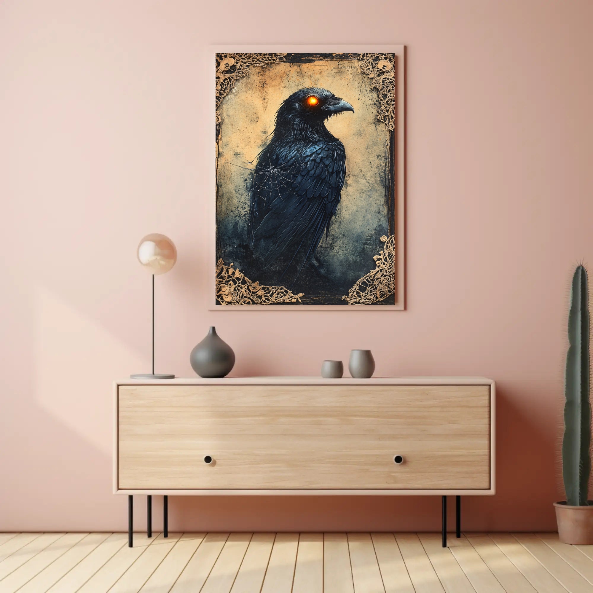 The Enigmatic Raven Poster