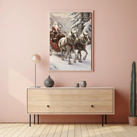Winter Wonderland Sleigh Ride Poster