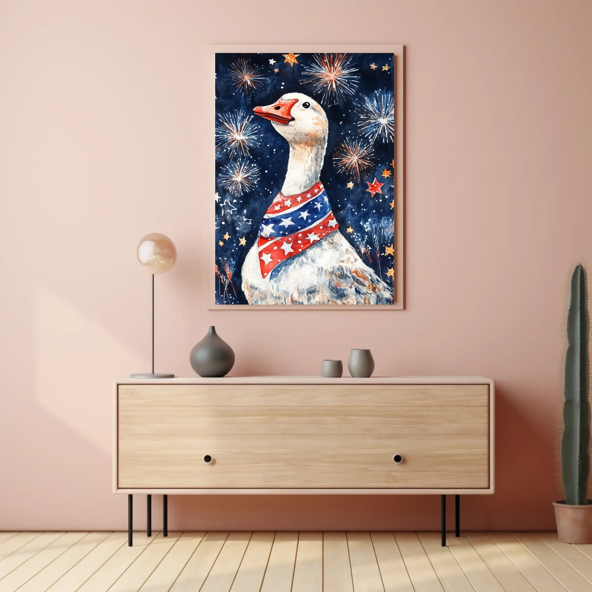 patriotic goose Poster