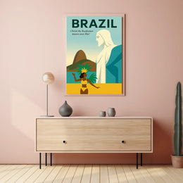 Christ the Redeemer Over Rio Poster