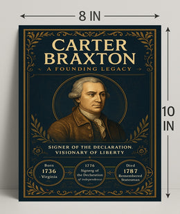 Carter Braxton A Founding Legacy Poster PosterGoat