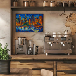 Detroit Winter Wonderland Poster