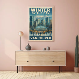 Winter By The Bay Vancouver Poster