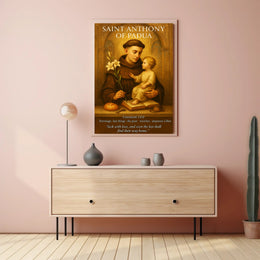 Saint Anthony of Padua Poster PosterGoat