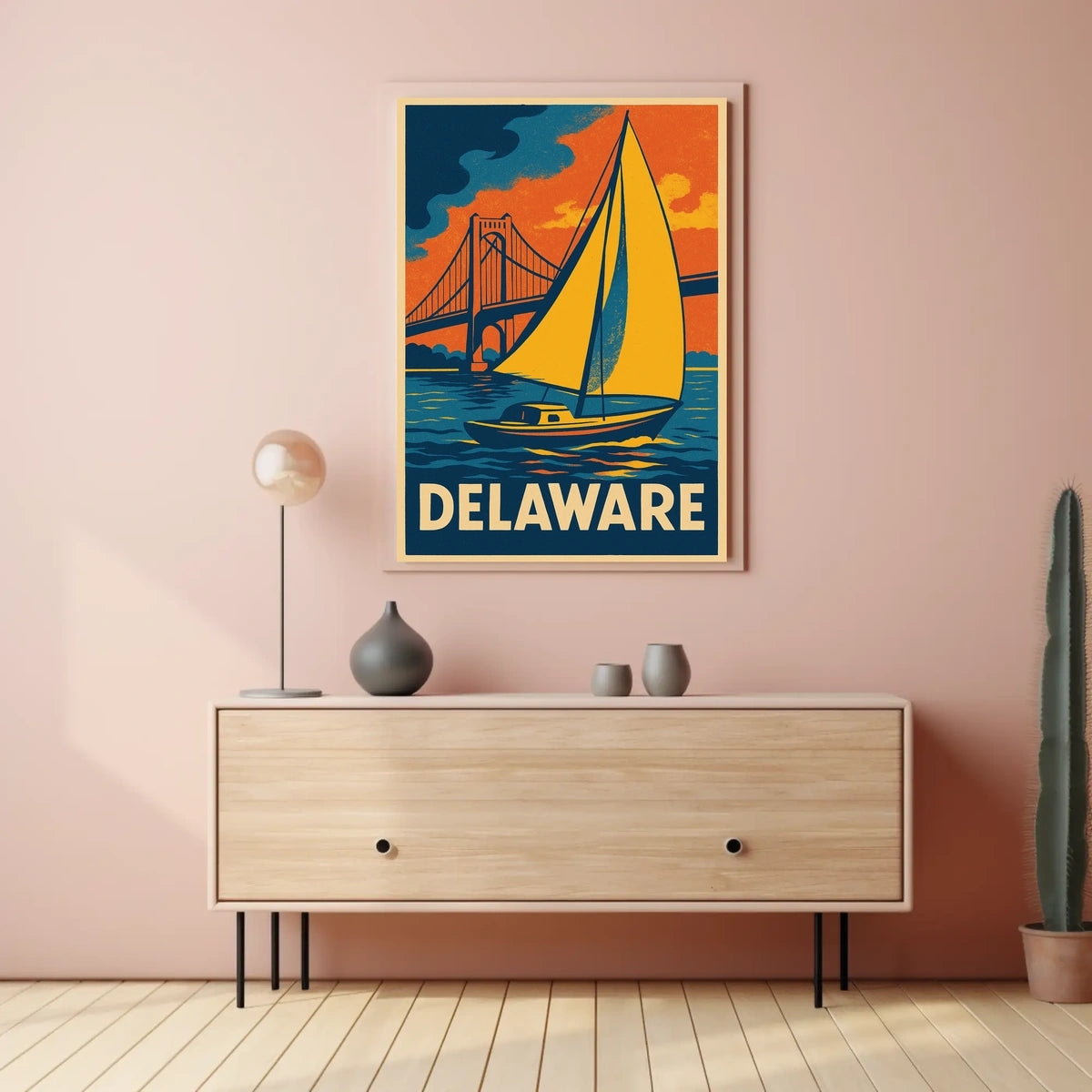 Delaware Travel Poster