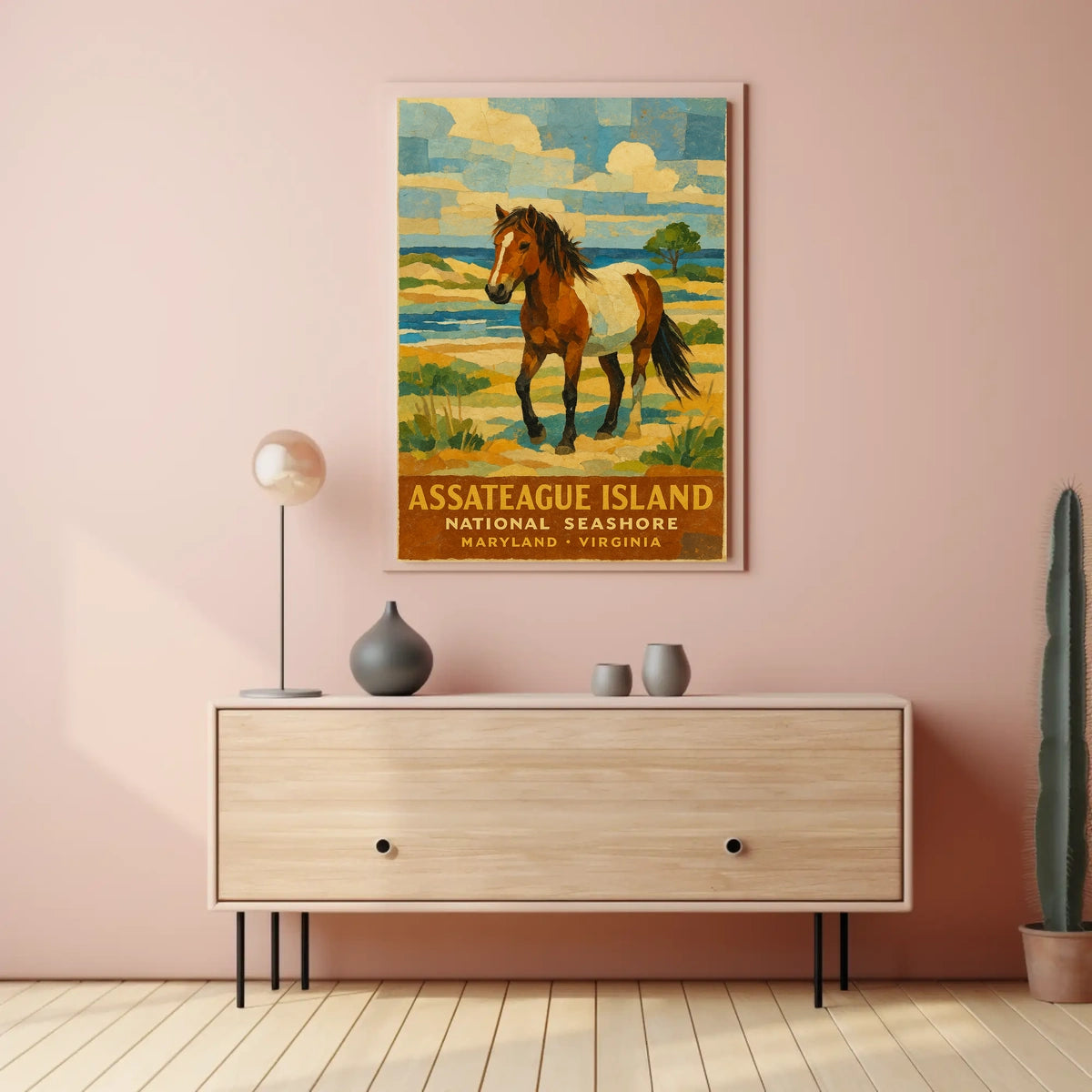 Assateague Island Seashore Coastal Wanderlust Poster
