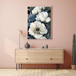 Elegant Floral Design Wall Art Print
