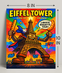 Eiffel Tower Icon of France Poster PosterGoat