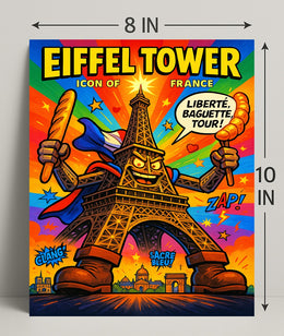 Eiffel Tower Icon of France Poster PosterGoat