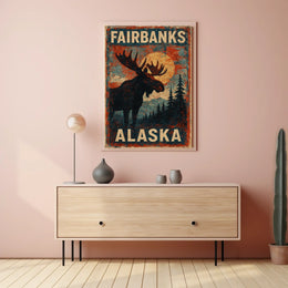 Fairbanks, Alaska Wilderness Poster