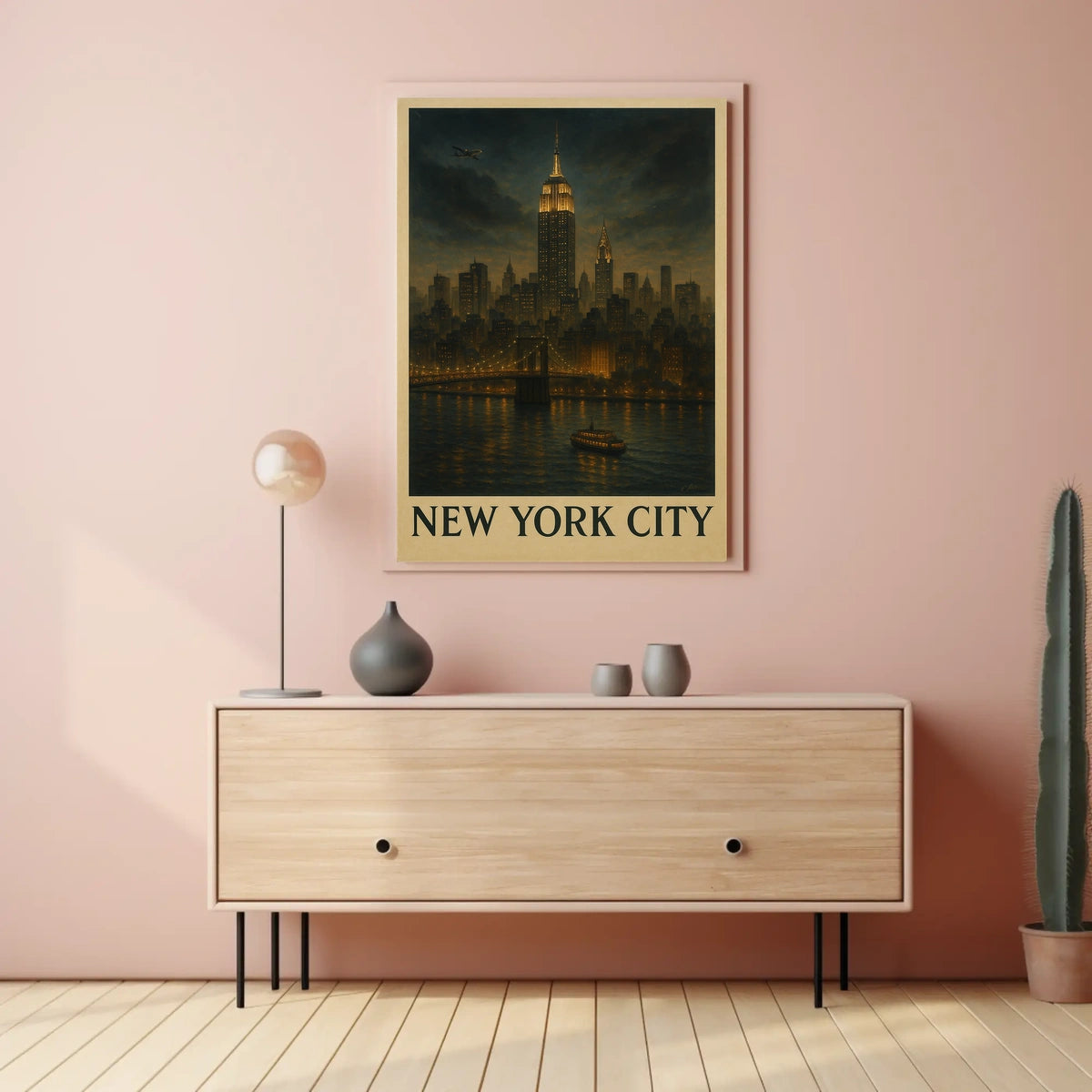 New York City Skyline Poster