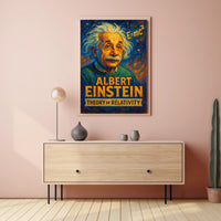 Albert Einstein Theory Of Relativity Poster