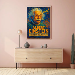 Albert Einstein Theory Of Relativity Poster