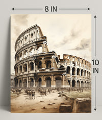 The Colosseum A Timeless Icon Poster