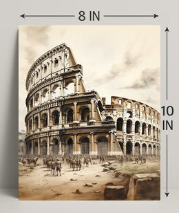 The Colosseum A Timeless Icon Poster