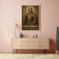 Saint Adrian Patron Of Soldiers And Poster