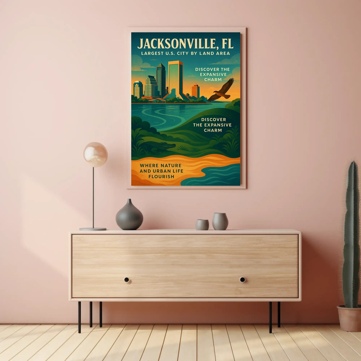 Discover JacksonvilleS Expansive Charm Poster