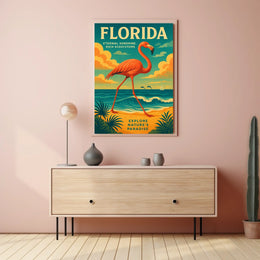 Florida Explore Natures Paradise Poster
