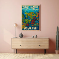 Virgin Islands Coral Reef Poster