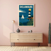 Delaware Coastal Charm Poster