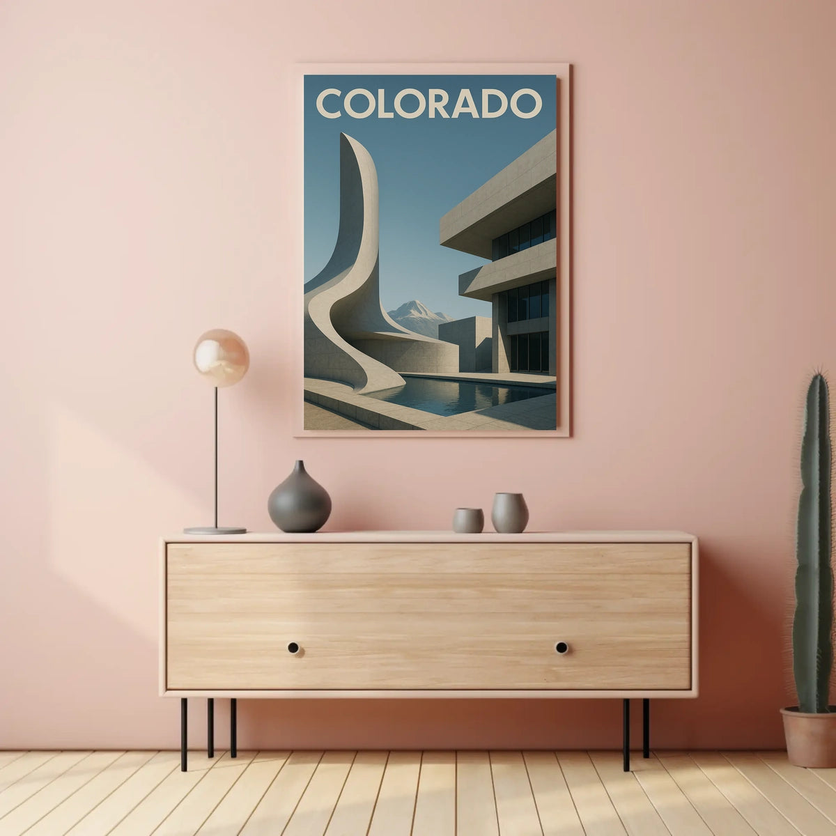 Modern Architecture In Colorado Modern Poster