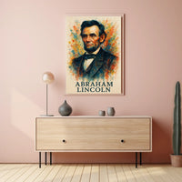 Historical Watercolor Portrait: Patriotic American Legacy