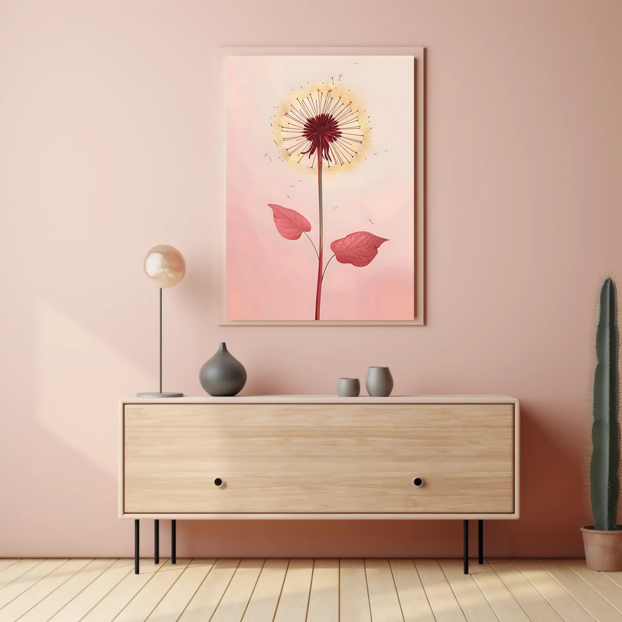 Dandelion Botanical Poster Wall Art Print