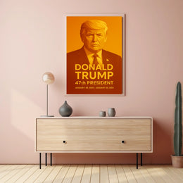 Donald Trump 47th President Poster