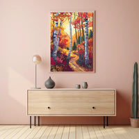 Autumn Forest Pathway Poster