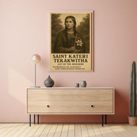 Saint Kateri Tekakwitha Lily Of The Poster