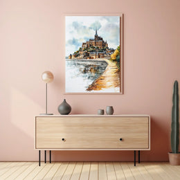 France Mont Saint Michel Poster