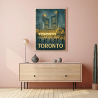 Toronto Winter Scene Poster