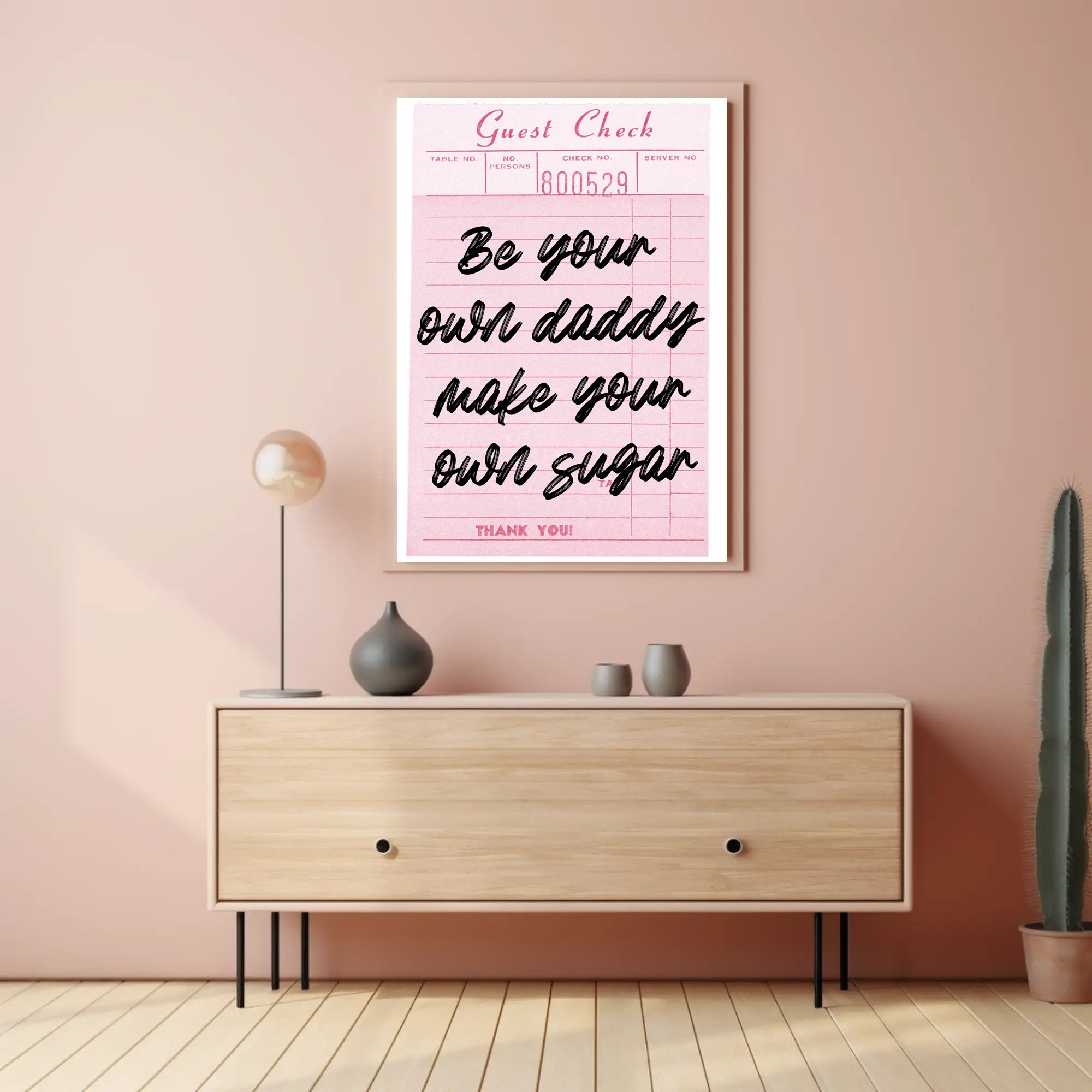 Be Your Own Daddy Motivational or Quote Poster PosterGoat