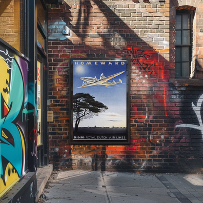 KLM Homeward Poster