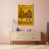 Atlanta Southern Snowfall Poster