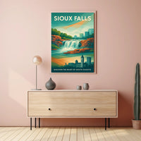 Discover Sioux Falls Wall Art Print