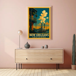 New Orleans Louisiana Charm Poster