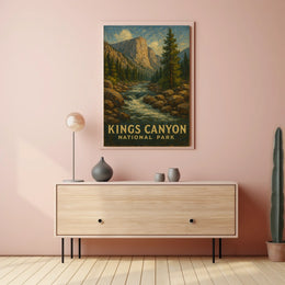 Kings Canyon National Park Poster