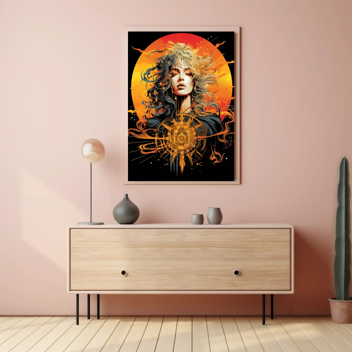 Dual Nature Surreal Fantasy Art Poster Print