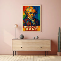 Immanuel Kant Philosophical Icon Poster