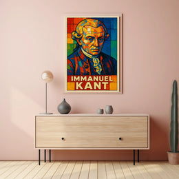 Immanuel Kant Philosophical Icon Poster