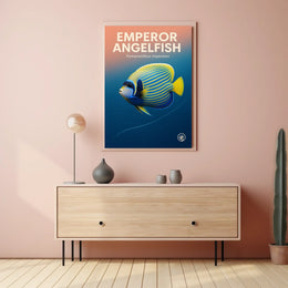 Emperor Angelfish Poster
